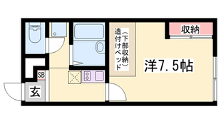 レオパレス天津風の物件間取画像